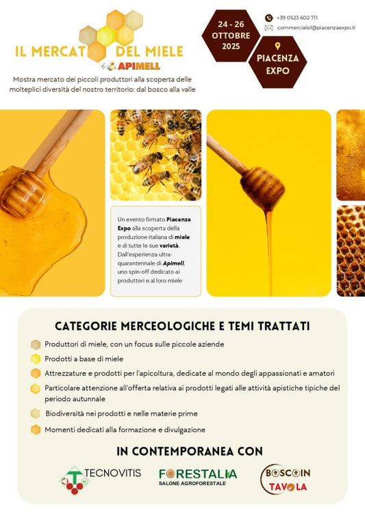 Il Mercato del Miele 2025: Come Urbansbee Promuove il Benessere dell’Apicoltura al Piacenza Expo