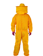 Sárga szellőző méhészeti ruha négyzet alakú fátyollal - Urbansbee