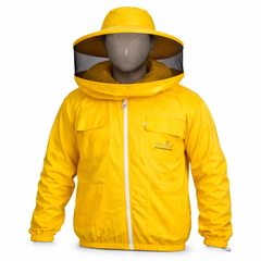 Beekeeping Jacket Cotton With Round Veil Fencing-Urbansbee