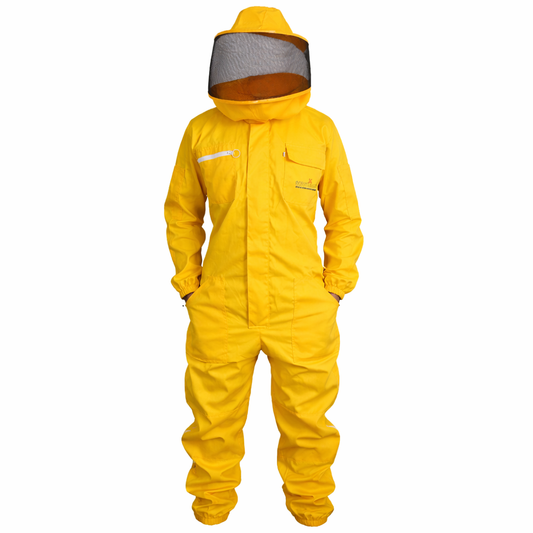 Tuta da Apicoltura in Cotone con Velo Rotondo Imbottito