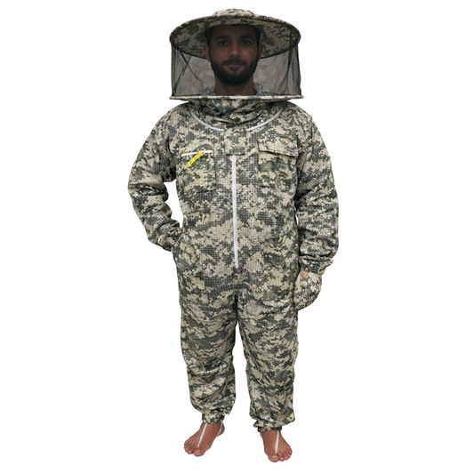 Beekeeper Ventilated Suit with Round Veil Pattern - Urbansbee