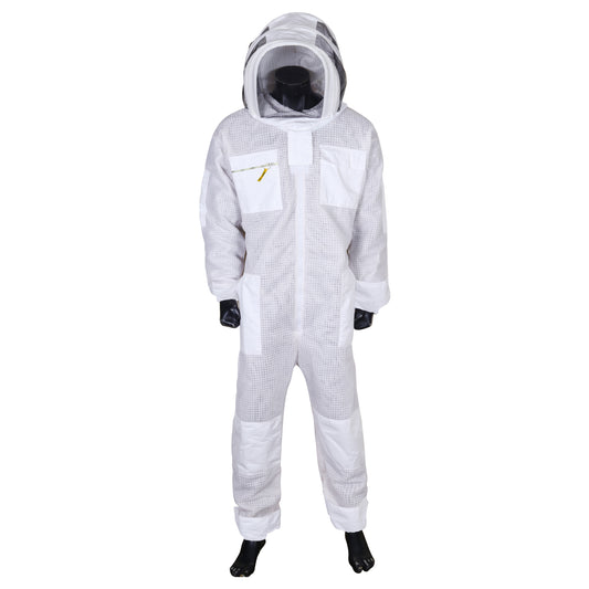 Tuta Ventilata da Apicoltore con rotondo velo bianca