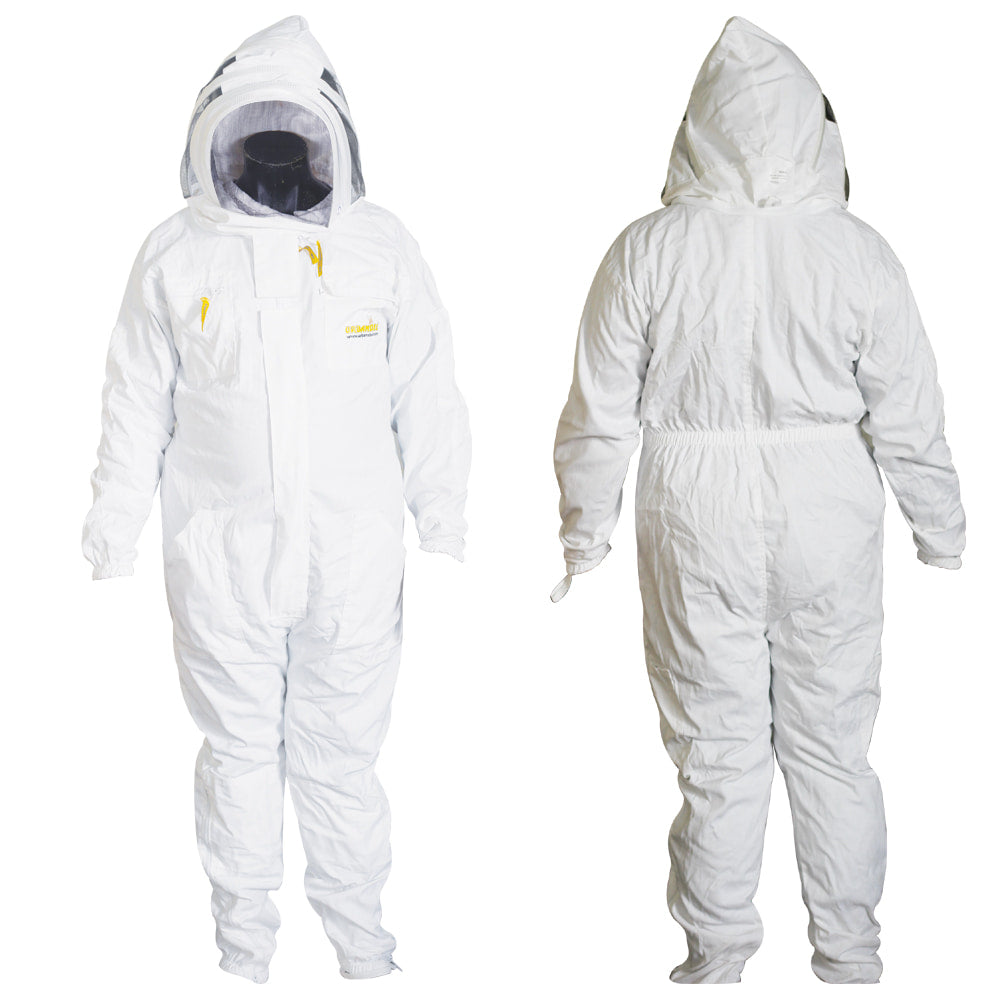 Tuta apicoltore cotone bianca antipuntura