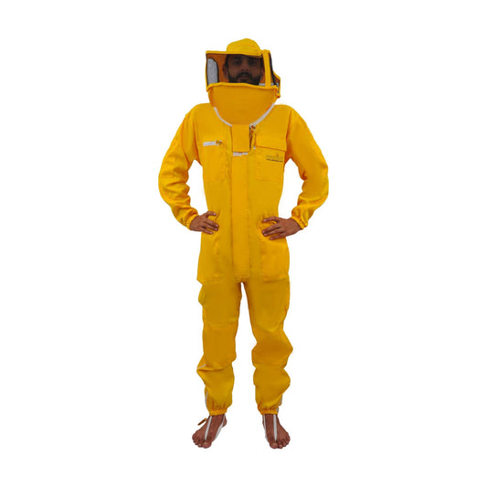 Tuta apicoltore cotone bianca antipuntura