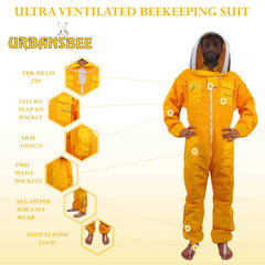 Tuta apicoltore ventilata gialla