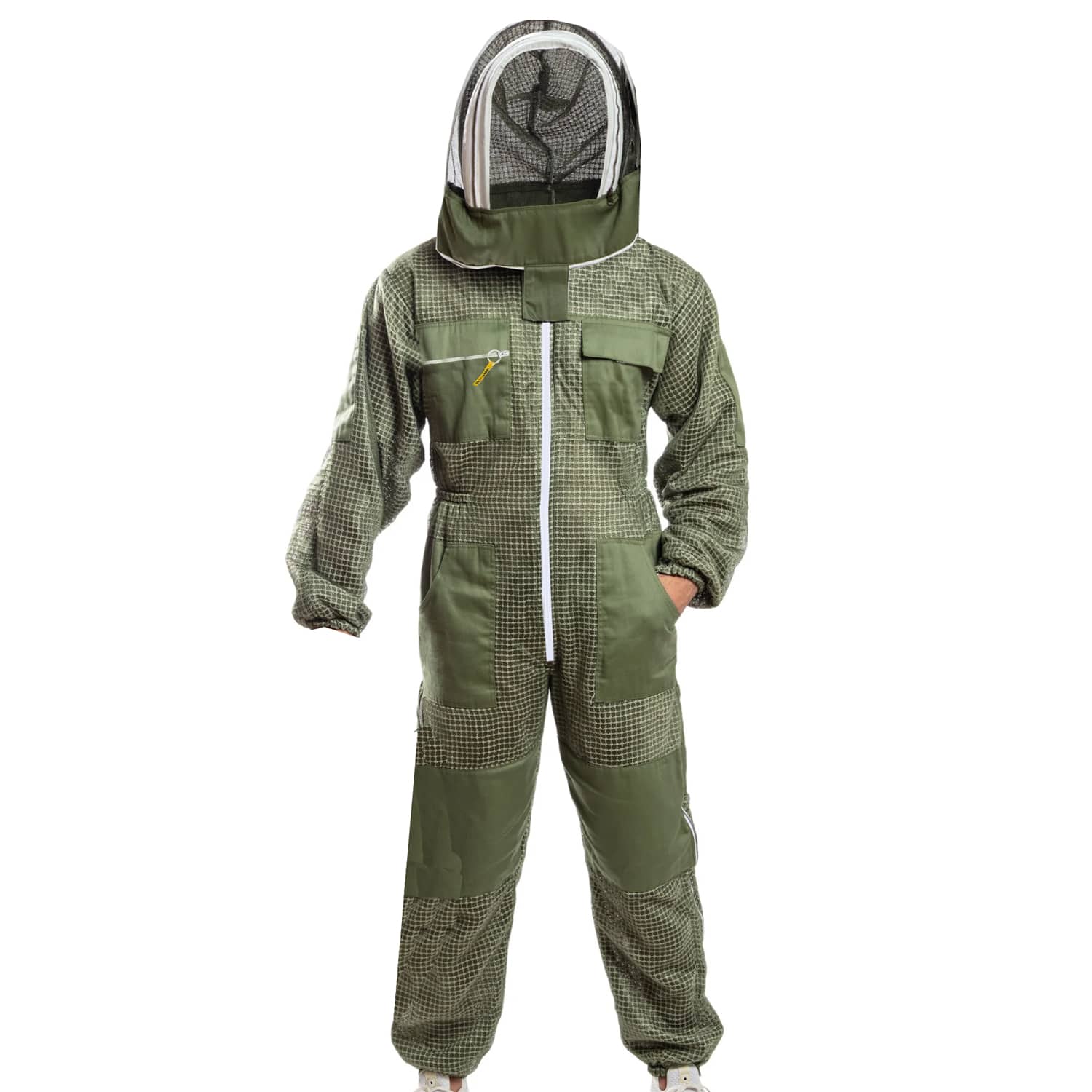 Tuta apicoltore ventilata verde oliva