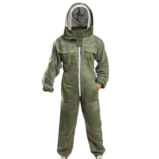 Tuta apicoltore ventilata verde oliva