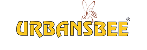Logo of Urbansbee featuring a bee illustration, representing beekeeping and apiculture materials.