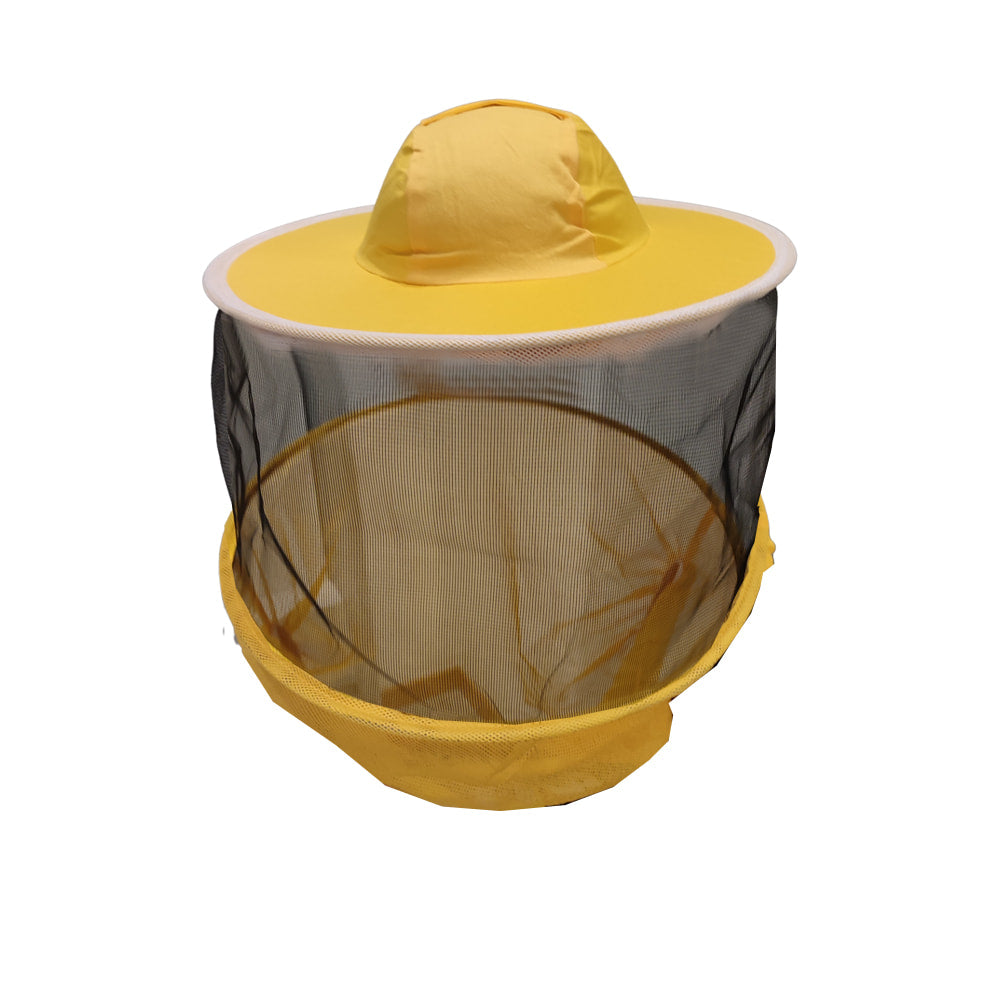 cappello apicoltore policotone con velo maglia rotonda