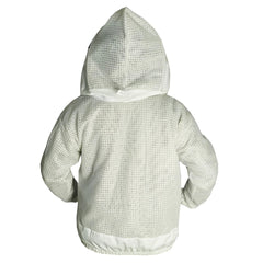 giacca apicoltore bianca 3 strati mesh con velo fantasia