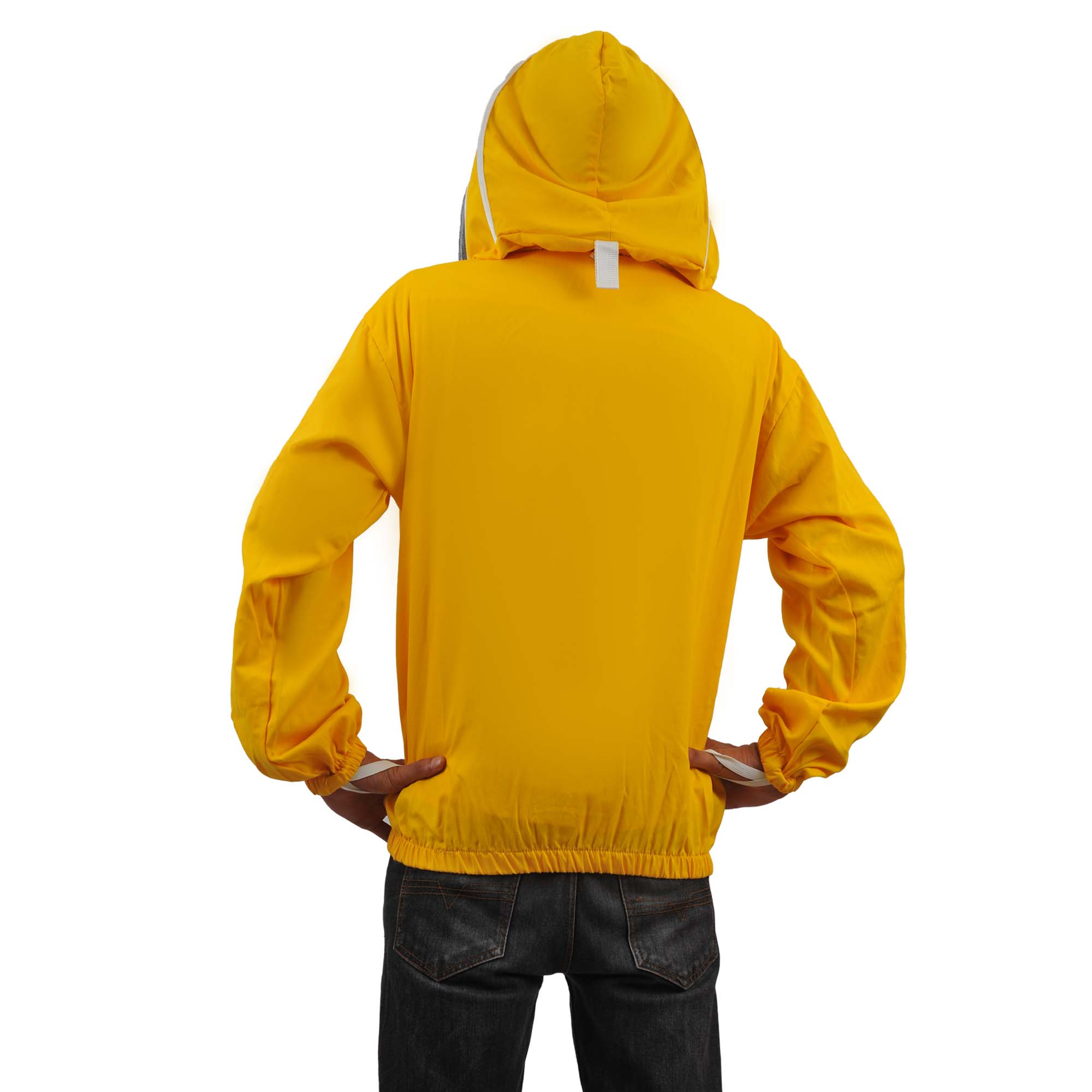 giacca apicoltore cotone con velo rotondo