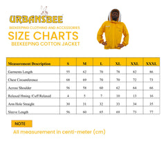 giacca apicoltore cotone con velo rotondo