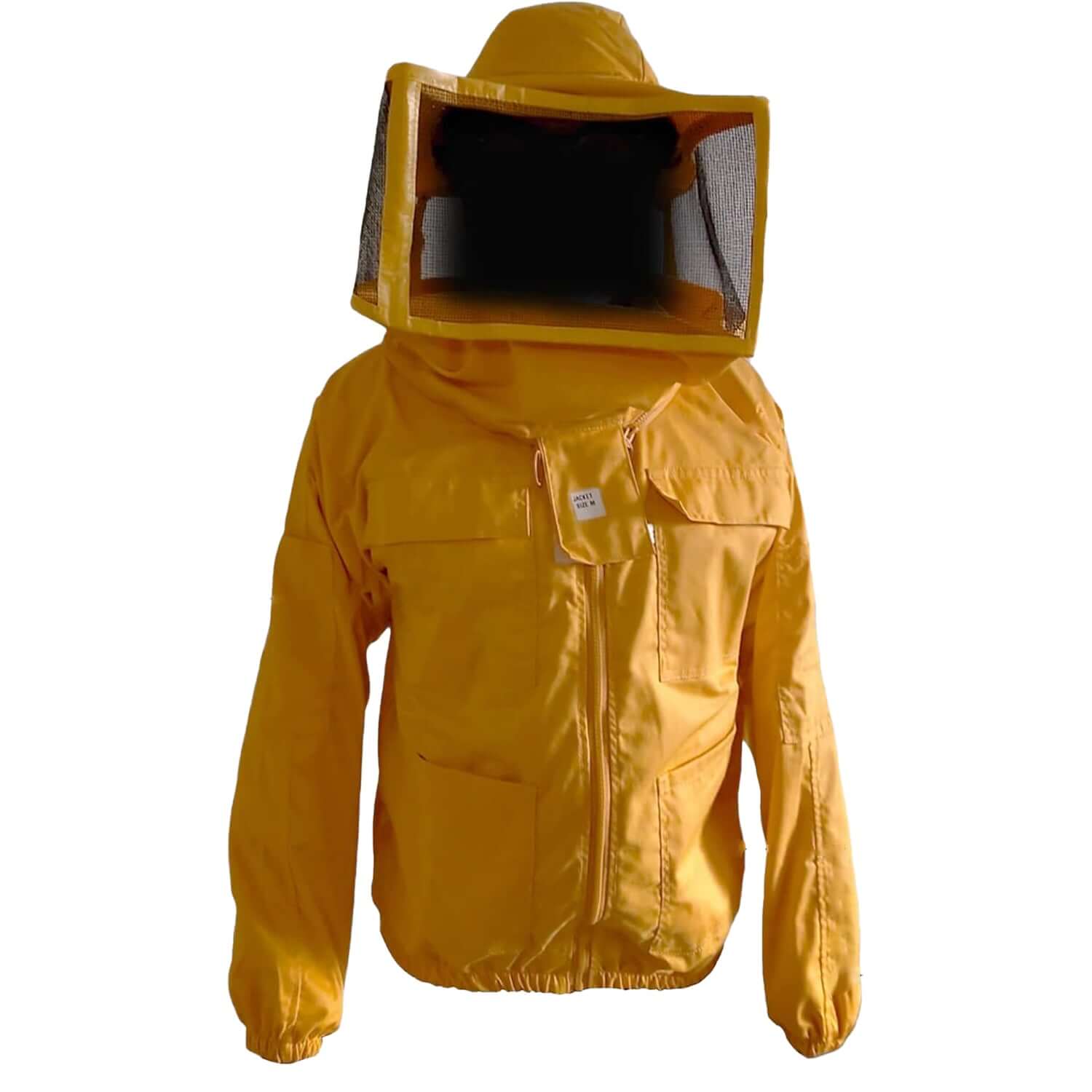 giacca apicoltore gialla con velo quadrato ventilata