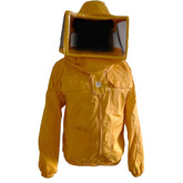 giacca apicoltore gialla con velo quadrato ventilata