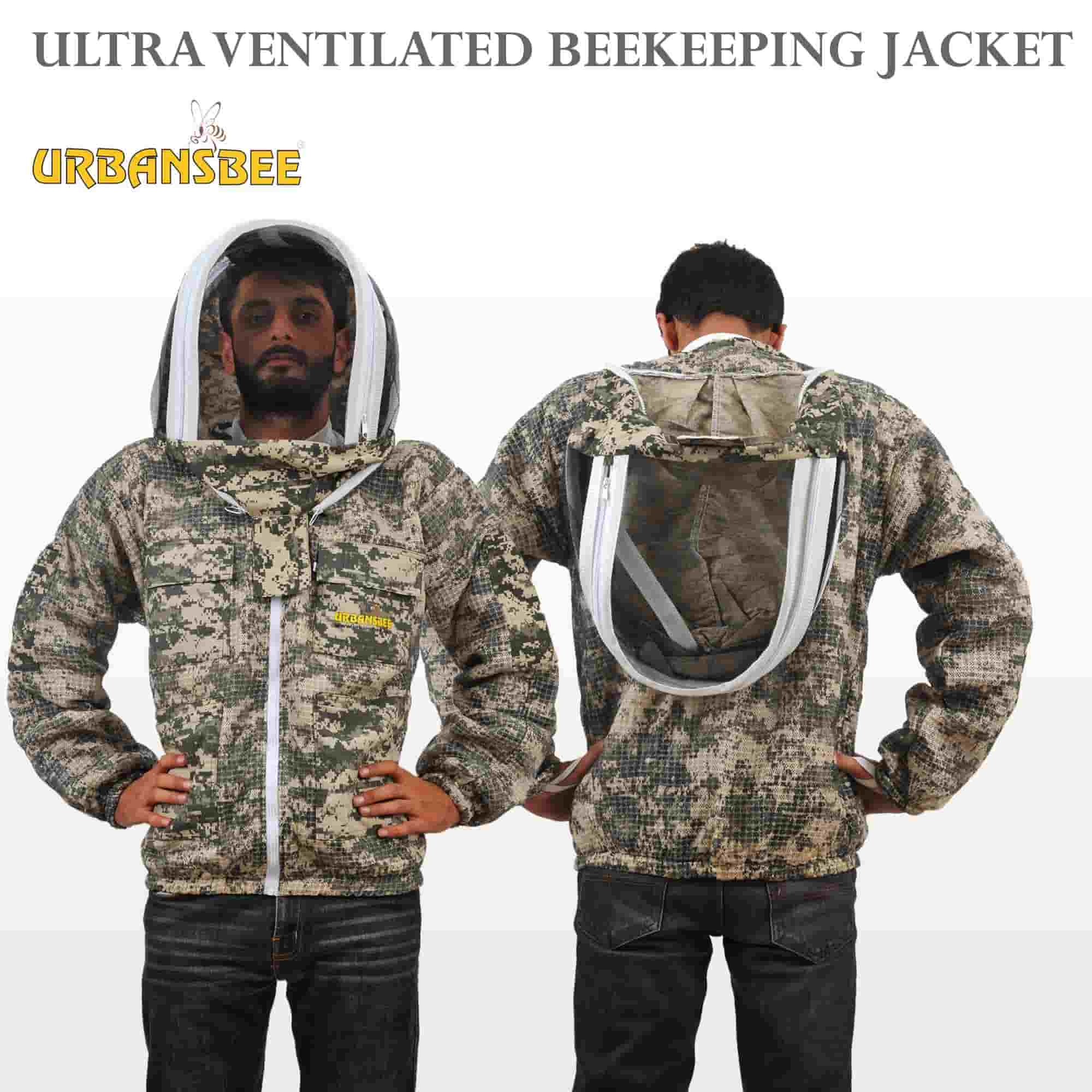 giacca apicoltore ventilata con cappello rotondo