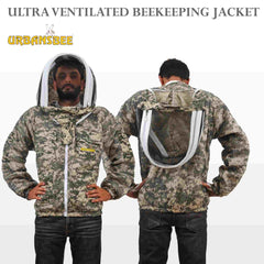 giacca apicoltore ventilata con cappello rotondo