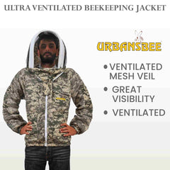 giacca apicoltore ventilata con cappello rotondo