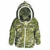 giacca da apicoltore mimetica ventilata con velo