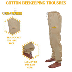 pantalone apicoltore 100% cotone