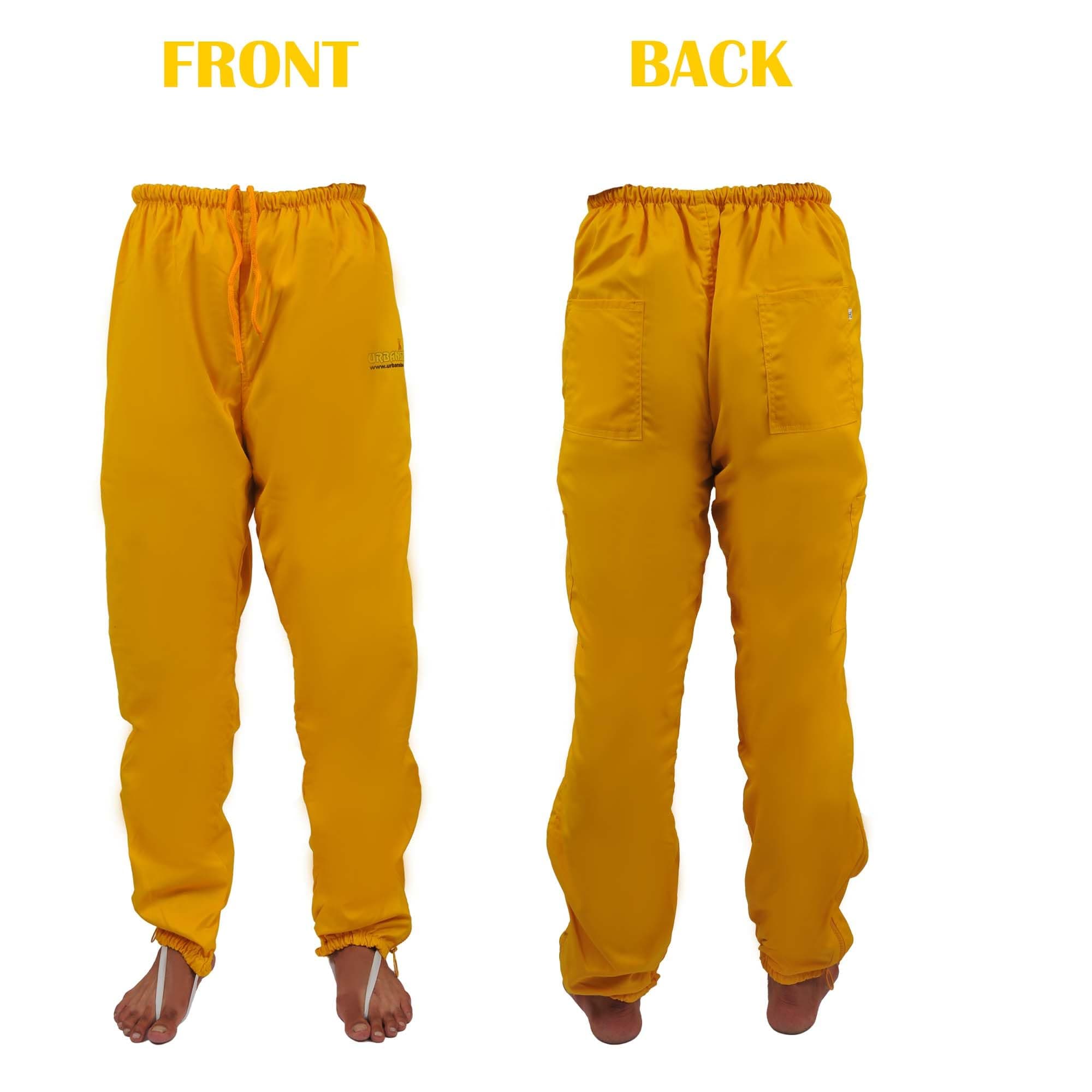 pantalone apicoltore giallo puro cotone