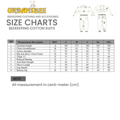Tuta apicoltore ventilata gialla con velo quadrato-Urbansbee