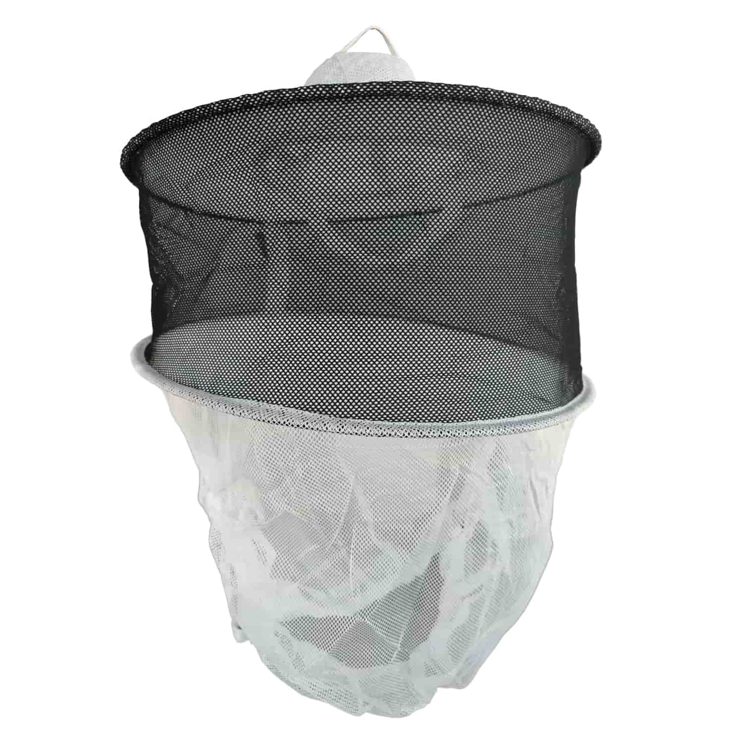 velo apicoltore fantasia in policotone con rete oversize