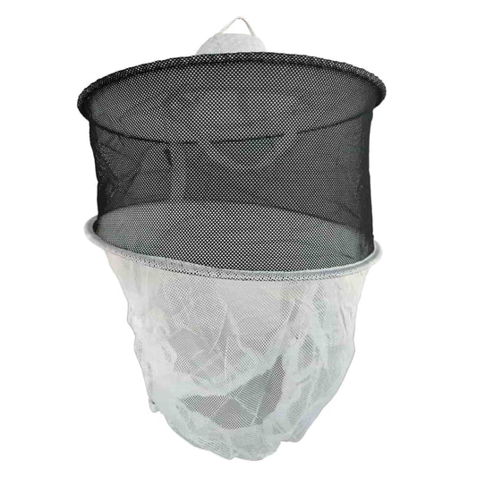 velo apicoltore fantasia in policotone con rete oversize