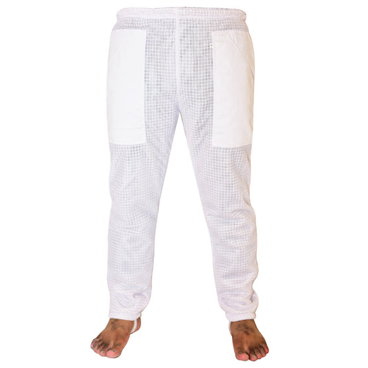 pantalone apicoltore bianco ventilato