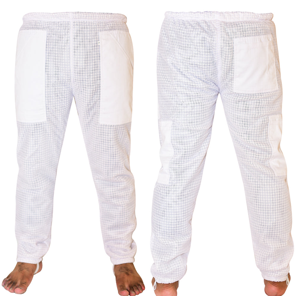 pantalone apicoltore bianco ventilato