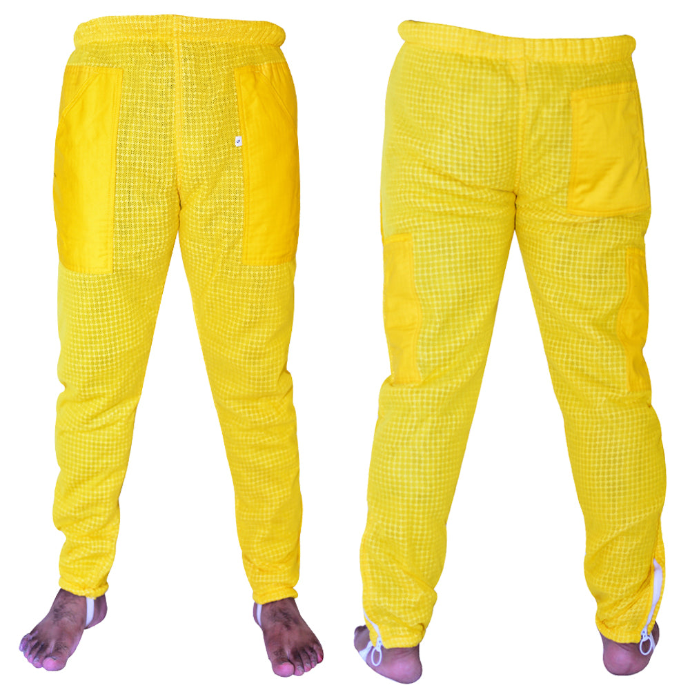 pantalone apicoltore giallo ventilato