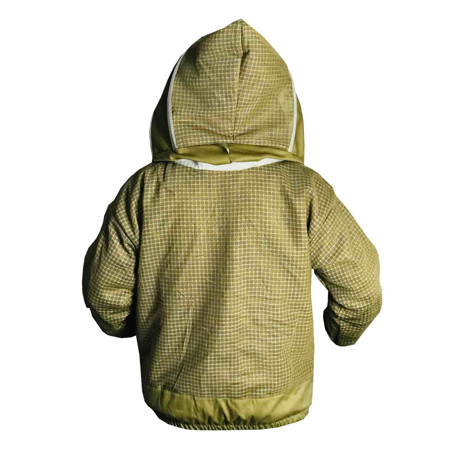 Veste d'apiculteur marron 3 couches avec motif voile pour homme et femme