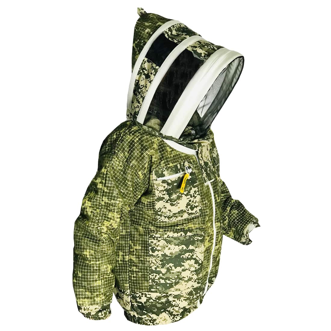 Veste d'apiculture camouflage Urbansbee pour homme/femme avec voile