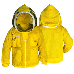 Veste d'apiculteur jaune avec voile pour homme et femme - Urbansbee