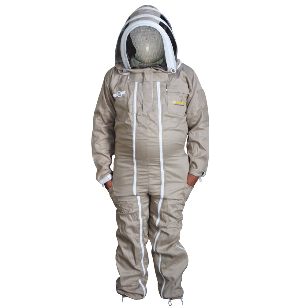 Beekeeping Cotton Anti-sting Suit for bees with Astronaut fencing veil