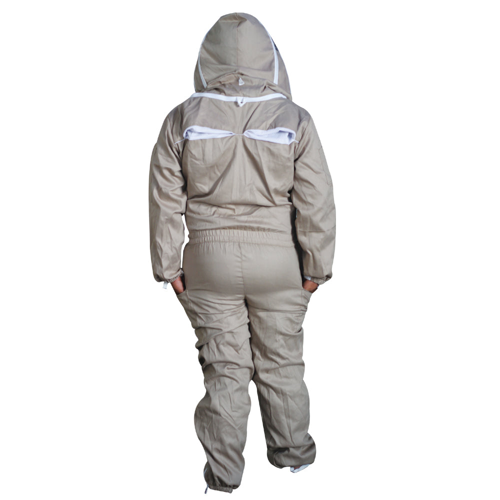 Beekeeping Cotton Anti-sting Suit for bees with Astronaut fencing veil