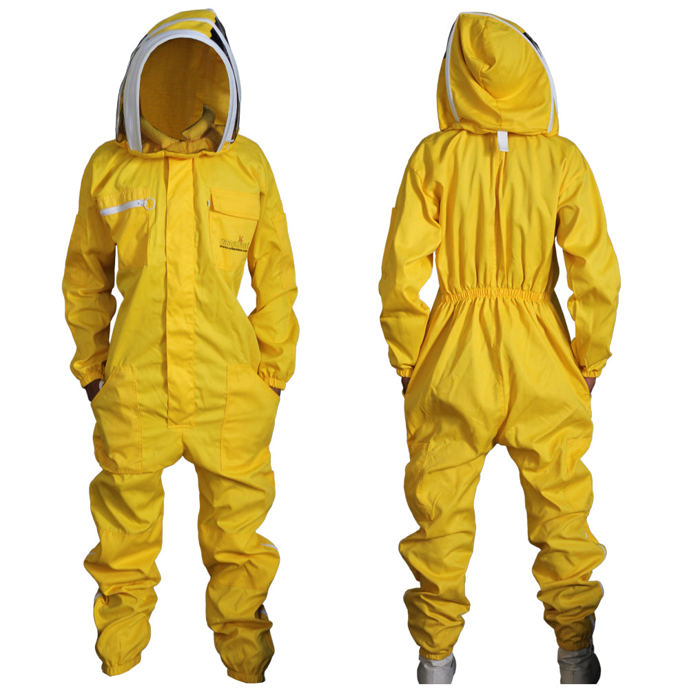 Compact Beekeeping Suit Cotton Anti-sting for bees with Astronaut fencing veil