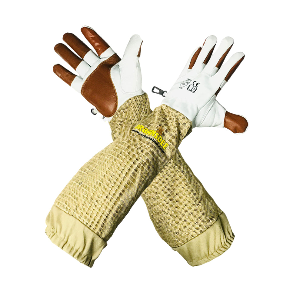 Gants de protection pour apiculture à manchette longue - Urbansbee