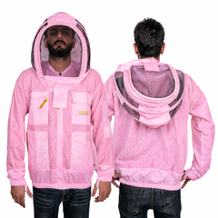 Bela čebelarska jakna za moške in ženske s tančico - Urbansbee