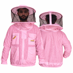 Bela čebelarska jakna za moške in ženske s tančico - Urbansbee