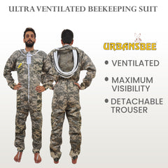 Beekeeper Ventilated Suit with Round Veil Pattern - Urbansbee