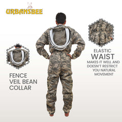 Beekeeper Ventilated Suit with Round Veil Pattern - Urbansbee
