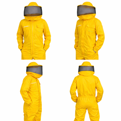 Imkerei-Baumwoll-Stichschutzanzug für Bienen mit Astronauten-Zaunschleier