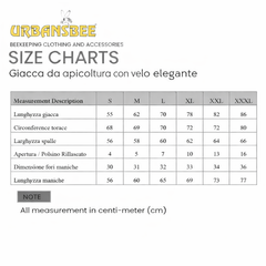 Yellow Beekeeper Jacket Men/Women with Veil - Urbansbee