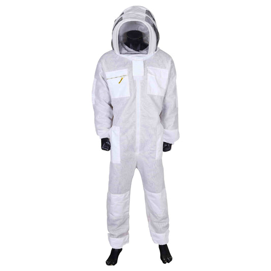 Tuta apicoltore bianca ventilata