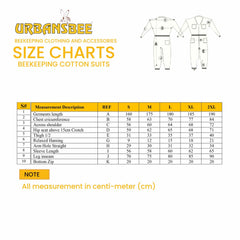 Tuta apicoltore cotone bianca antipuntura
