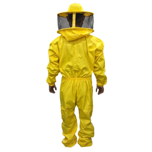 Tuta apicoltore gialla con cappello
