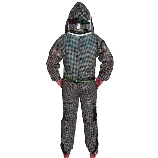 Tuta apicoltore ventilata camouflage