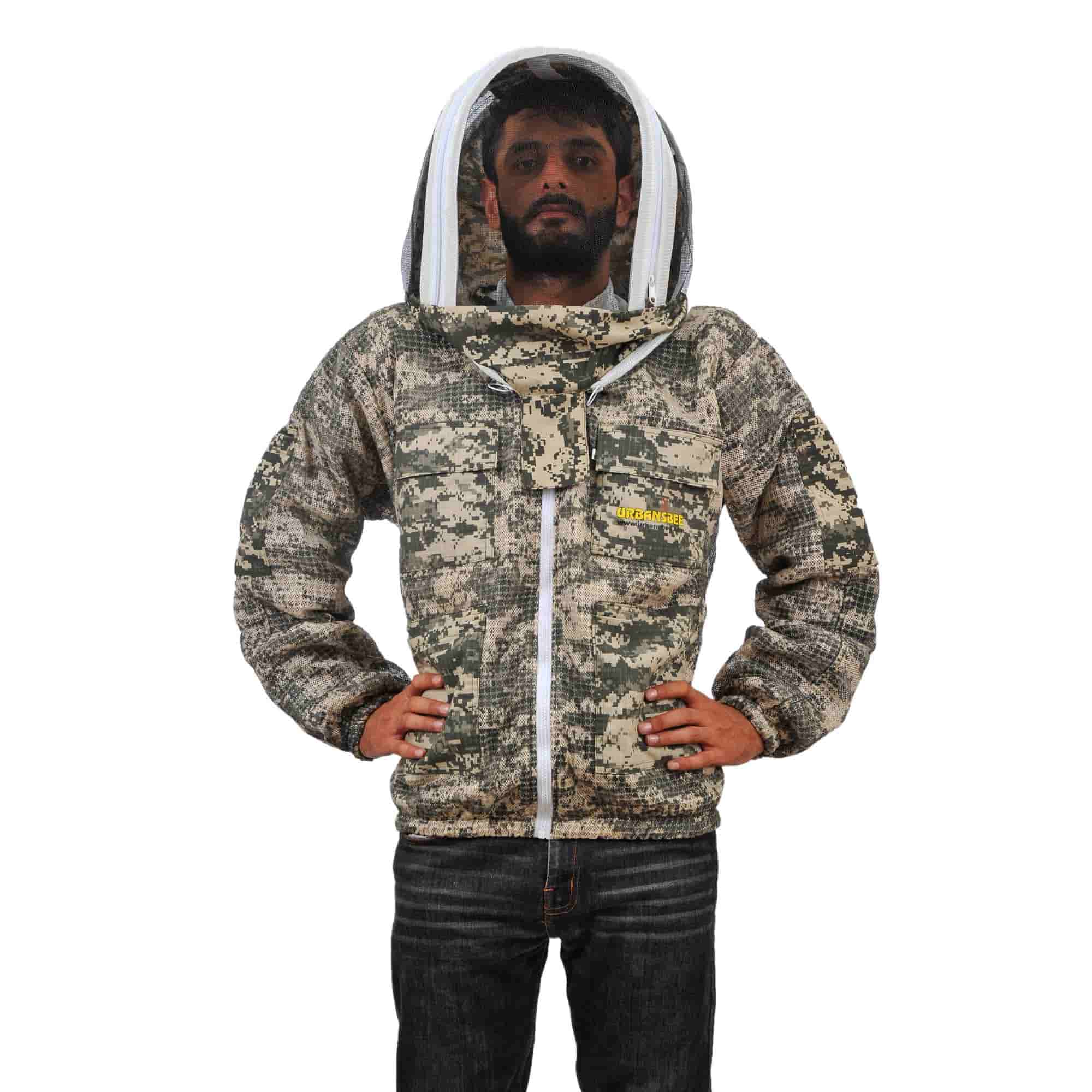 giacca apicoltore ventilata con cappello rotondo
