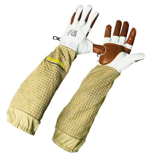 guanti apicoltore con polsino lungo 