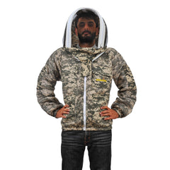 Beekeeping Smock 3 Layers Ventilated Anti-Sting for Bees with Astronaut Fencing Veil